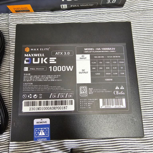 맥스엘리트 듀크 1000W ATX3.0 플레티넘 팝니다