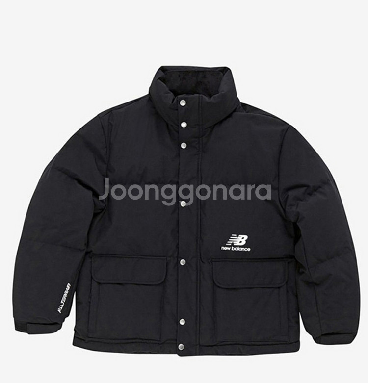 뉴발란스 UNI 퀼티드 구스다운 숏패딩--3