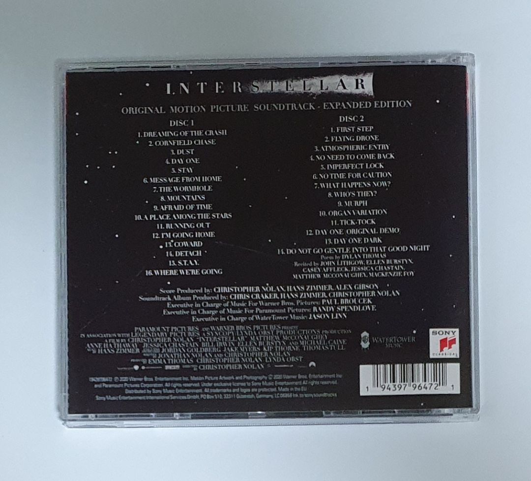 영화 인터스텔라 OST,수입2CD 확장판 앨범 시디 | 중고나라 - 안심되는 중고거래