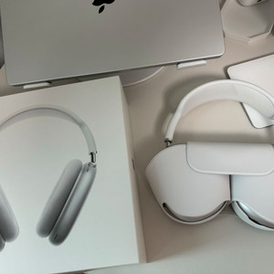 애플 에어팟맥스 실버 새상품급