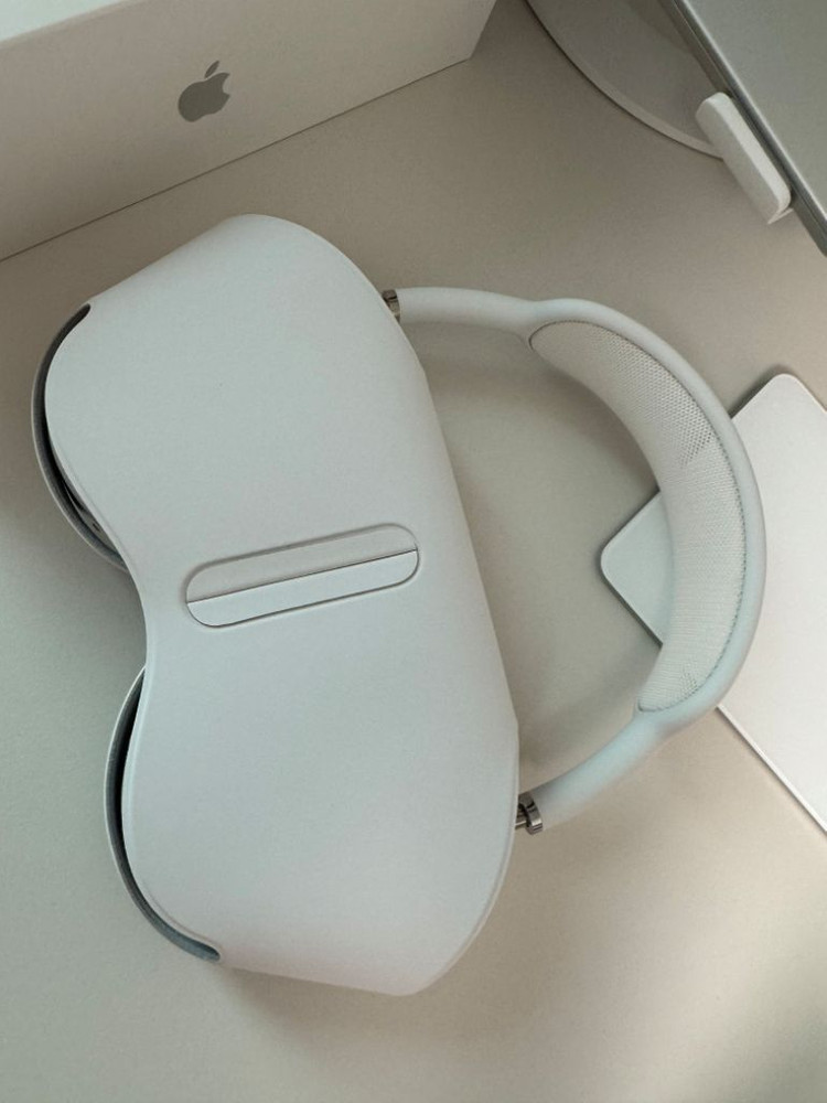 애플 에어팟맥스 실버 새상품급--4