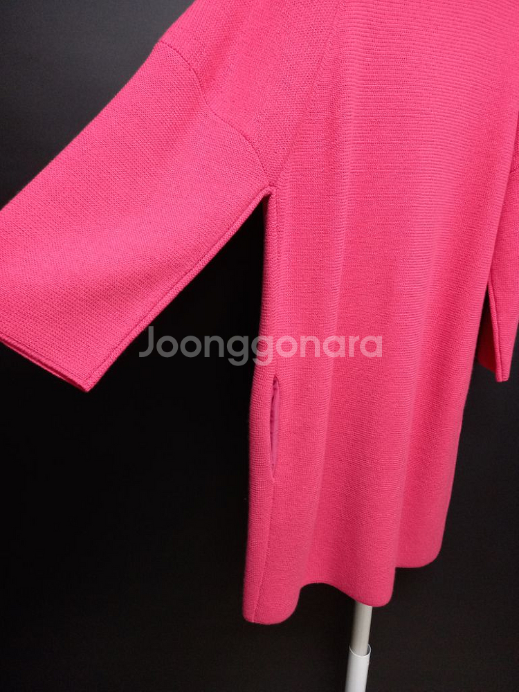 마인 MINE 춘추 니트 롱 가디건 F 메인라벨컷팅--5