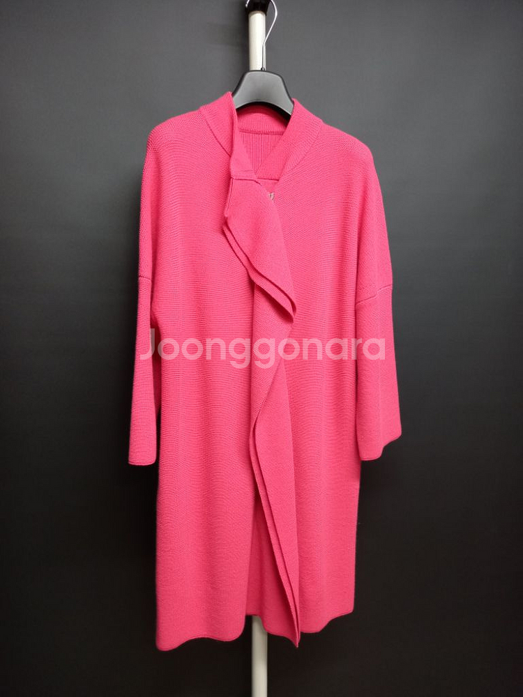 마인 MINE 춘추 니트 롱 가디건 F 메인라벨컷팅--2