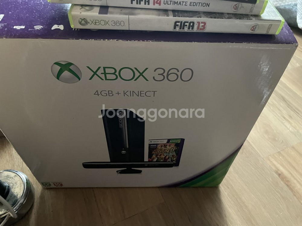 엑스박스360 풀박스& 게임cd 팝니다--1