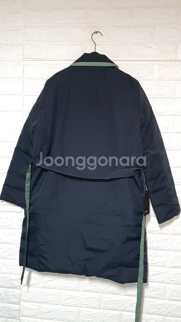 양면 오리털 롱패딩 코트 아우터--1