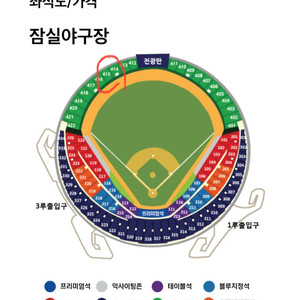 엘지:엔씨 한국시리즈 2차전 3루외야 3자리 가격