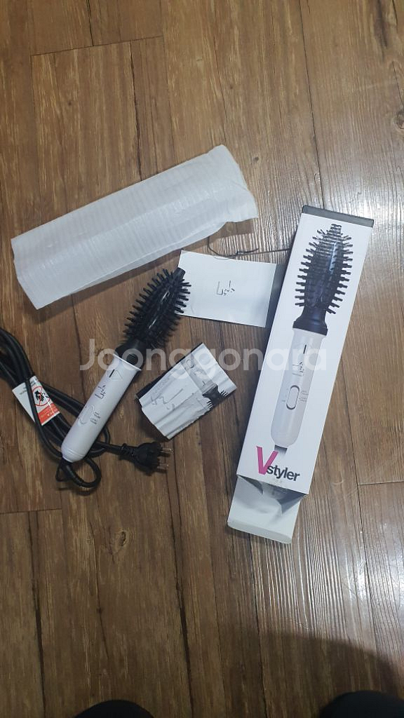 순수 v 브이 스타일러 고데기(미사용)--1