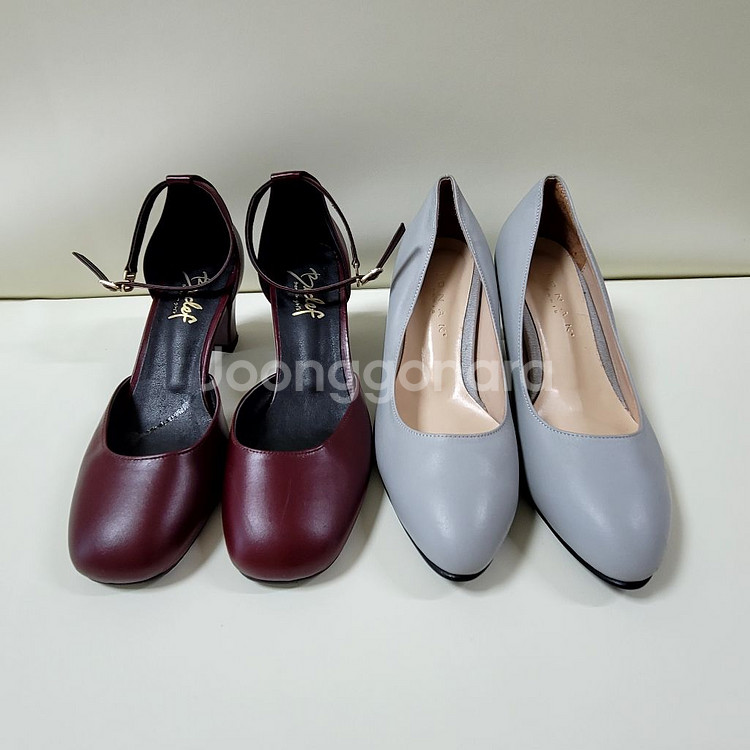 [새상품] 조낙 소가죽 구두 240 6cm 펌프스 힐--5