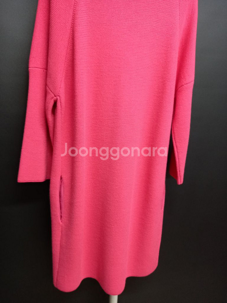 마인 MINE 춘추 니트 롱 가디건 F 메인라벨컷팅--3