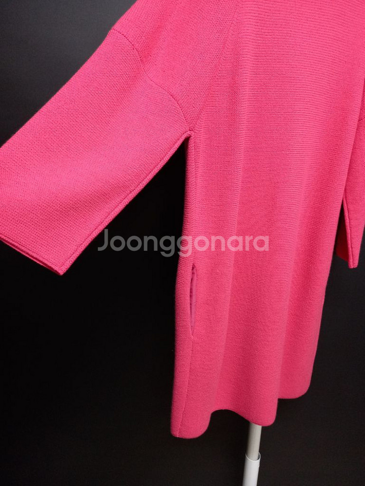 마인 MINE 춘추 니트 롱 가디건 F 메인라벨컷팅--5