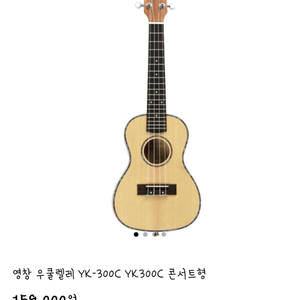 영창 영창 우쿨렐레 yk300c 콘서트형 미개봉 새거