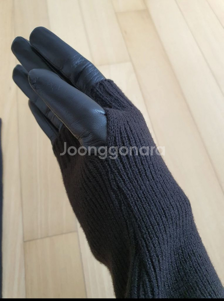 델레쿠니 양가죽 여성장갑+워머--6