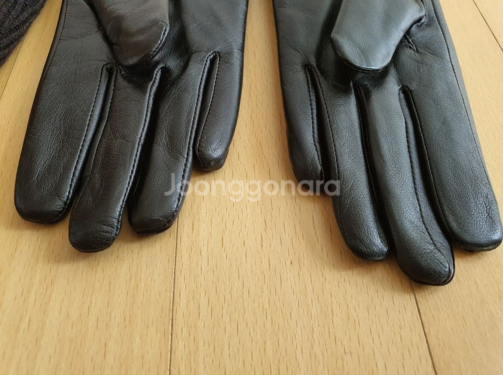 델레쿠니 양가죽 여성장갑+워머--3