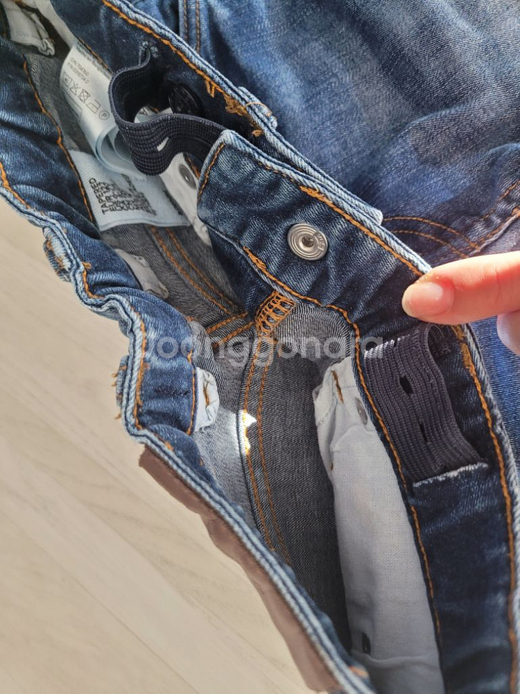 슬림핏 데님 청바지 122사이즈 6~7세용--3