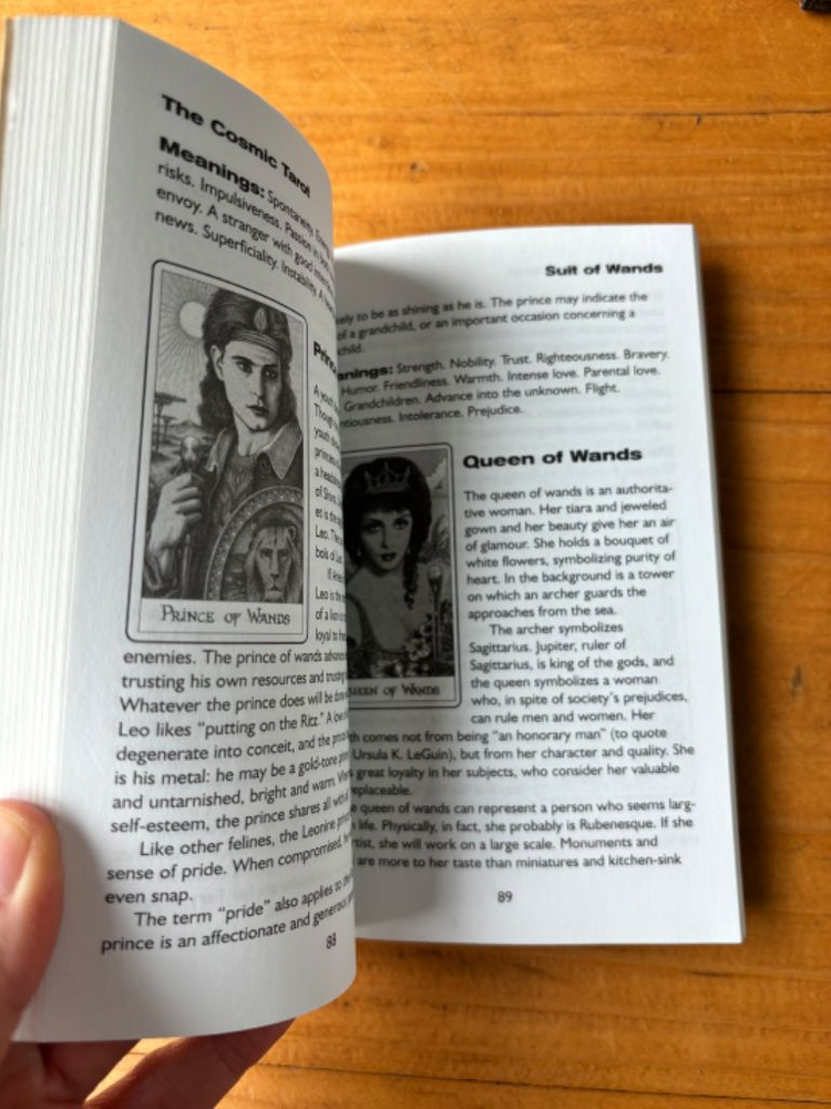 코스믹 타로카드 책 팝니다--1
