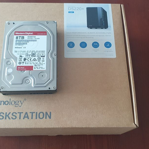 시놀로지 DS220+/WD red 8tb/ram16G