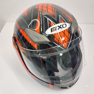 MXO 타이로스 블랙레드 오토바이 헬멧 M