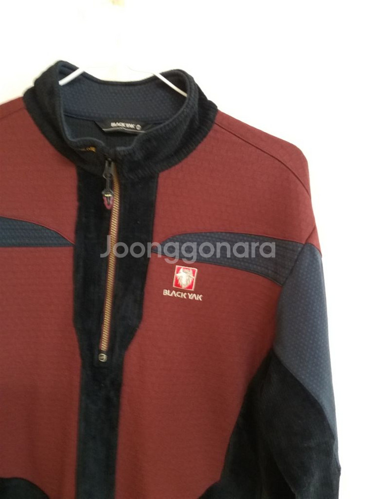 남성 블랙야크 후리스기모 겨울 등산티셔츠 (스판100)--1