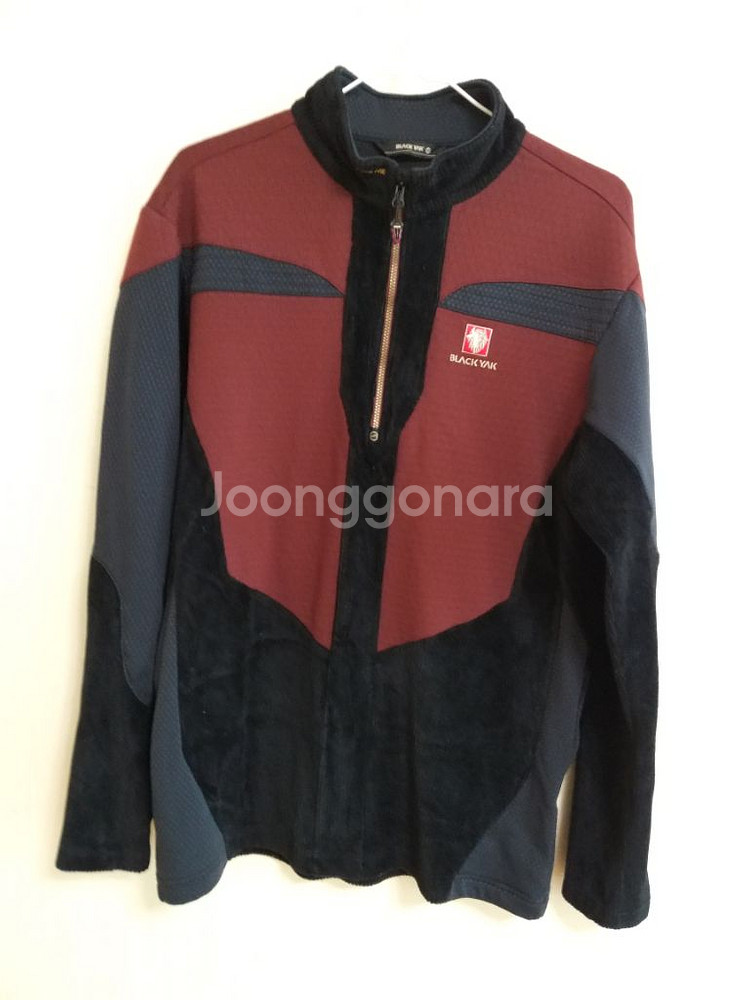 남성 블랙야크 후리스기모 겨울 등산티셔츠 (스판100)--6