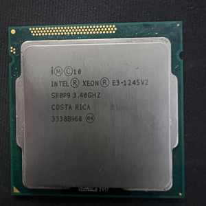 CPU 인텔 XEON E3-1245V2