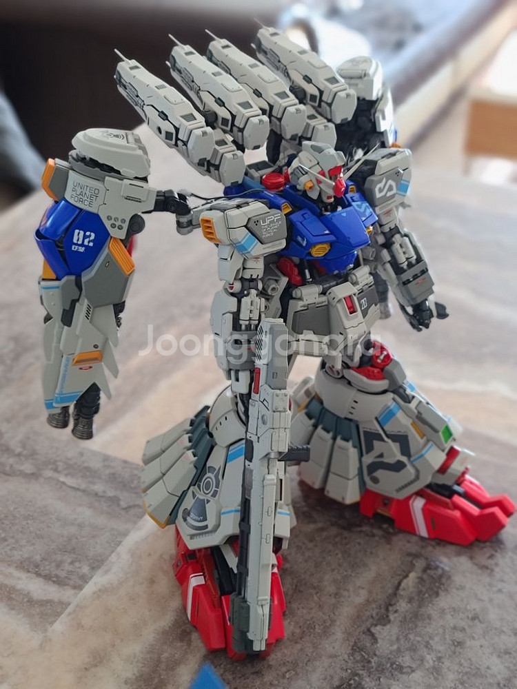 메카니코어 gp02 건담 도색작--2