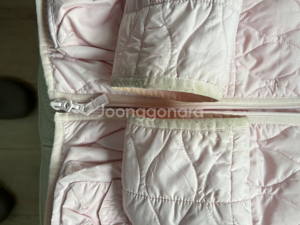 폴로 랄프로렌 핑크누빔 경량패딩--3