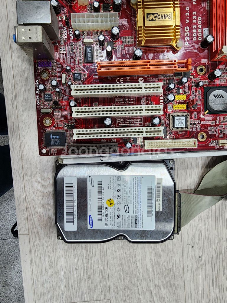인텔 펜티엄D 2.8Ghz 775타입 CPU/보드--2