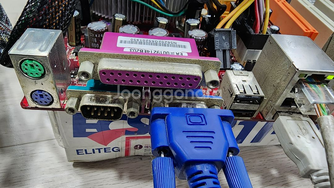 인텔 펜티엄D 2.8Ghz 775타입 CPU/보드--4