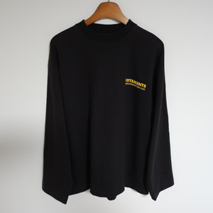 [XS] 베트멍 블랙 메탈로고 오버핏 롱슬리브 티셔츠