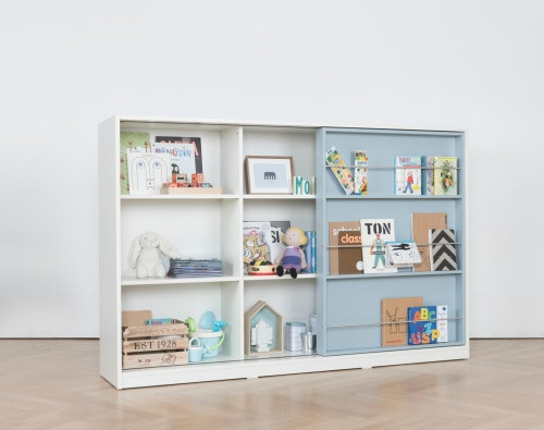 리바트 마카롱 전면책장 1800--1