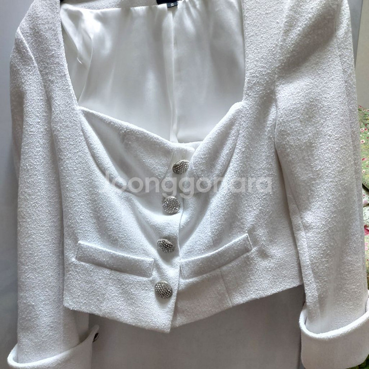 라비수 마드모아젤 다프네 트위드 셋업 s미착용 새상품--7