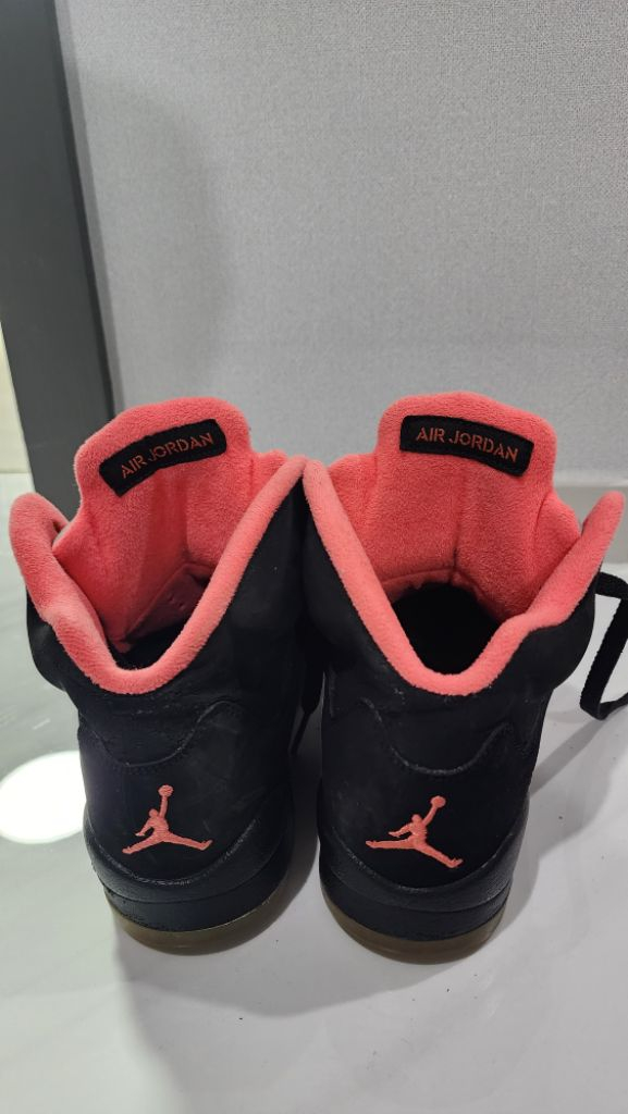 나이키 조던5 운동화 키즈 여성 여자 아동 블랙핑크 이미지