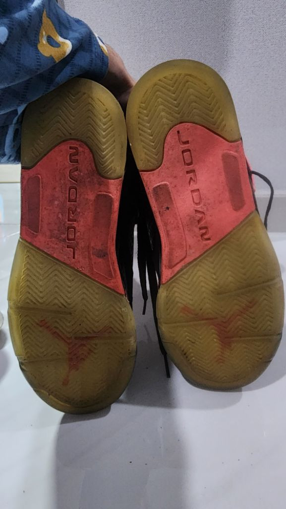 나이키 조던5 운동화 키즈 여성 여자 아동 블랙핑크 이미지