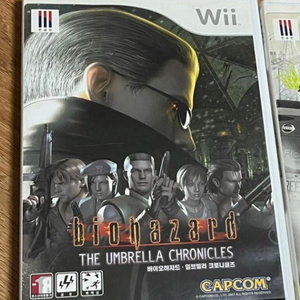 닌텐도 wii 위 바이오하자드 cd 게임