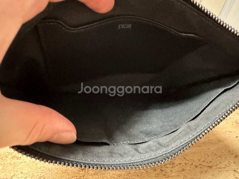 (정품) 디올 오블리크 클러치백--9