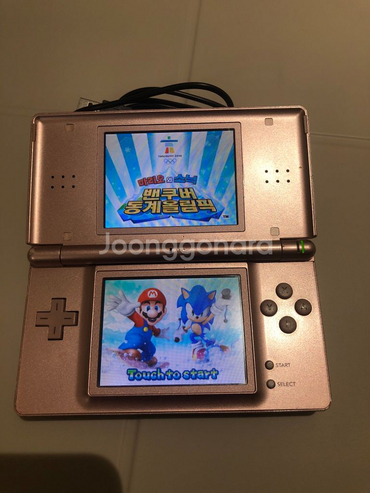 닌텐도ds lite 메탈릭로즈--1