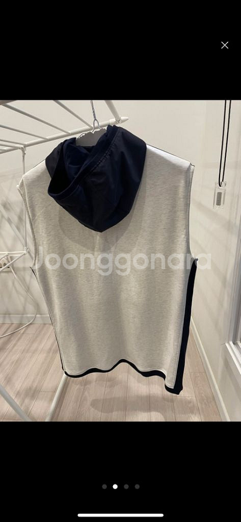 브루넬로 쿠치넬리 후드조끼집업 XL 거의 쌔거--1