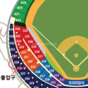 한국시리즈 5차전 (3루 네이비 2연석)