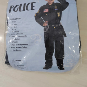 유아 미국 경찰옷