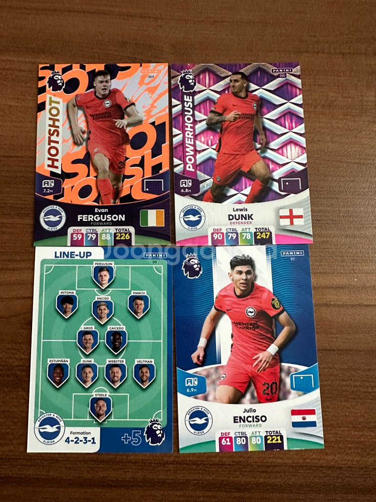 23/24 EPL 파니니 카드 판매--9