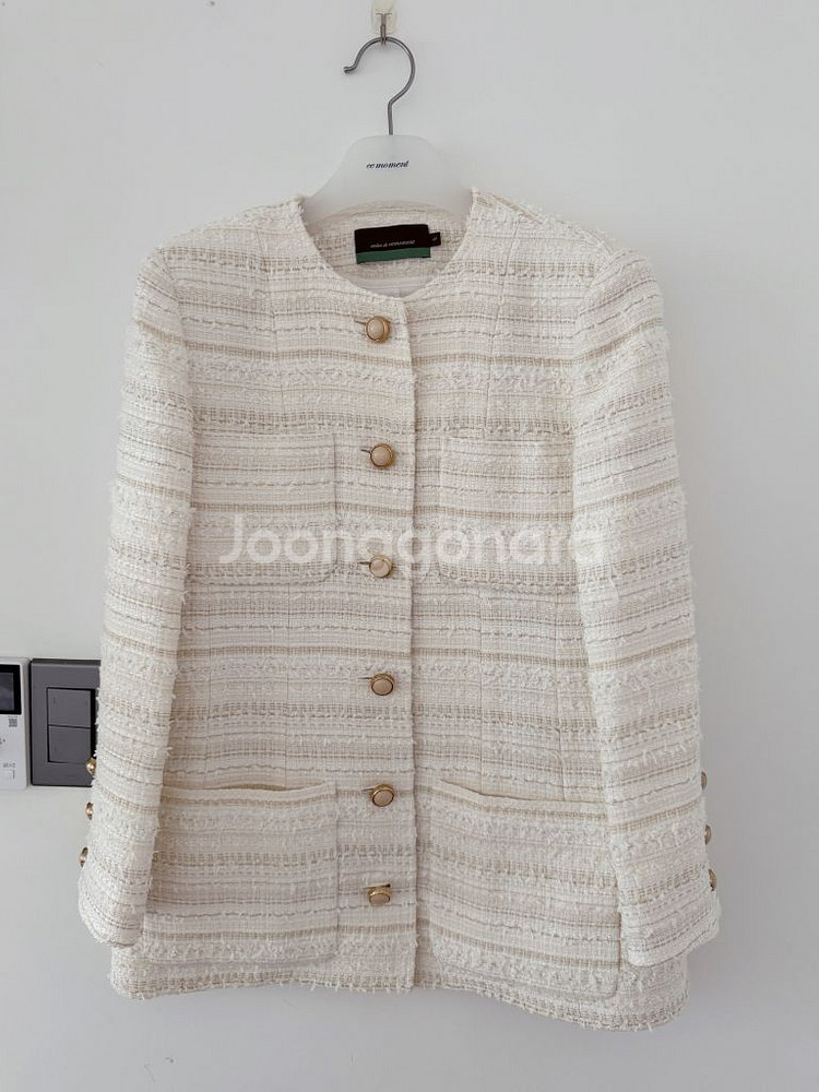 쎄모먼 트위드 자켓--1