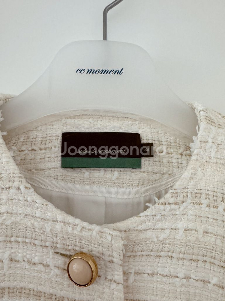 쎄모먼 트위드 자켓--3