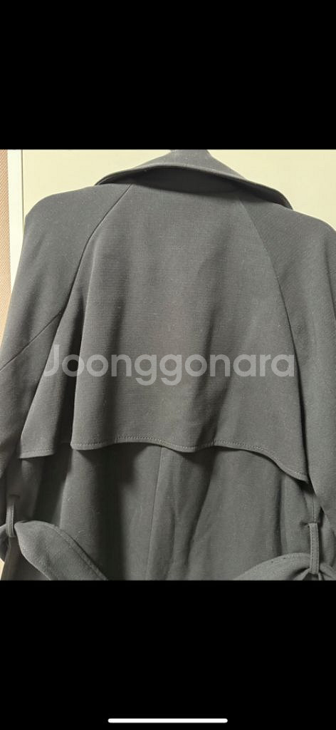 미쏘 misso 검정 트렌치코트--3