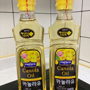 카놀라유 500ml 2개 새상품입니다