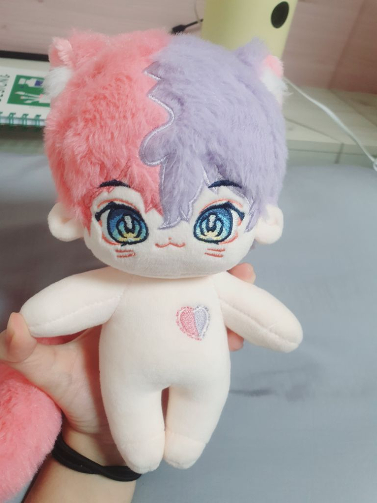 무속성 인형 20cm 꼬리 탈부착 가능--3