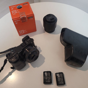 소니sony a6400 + 번들렌즈 + 여친렌즈