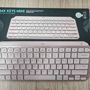 로지텍 LOGITECH MX MINI PINK무선키보