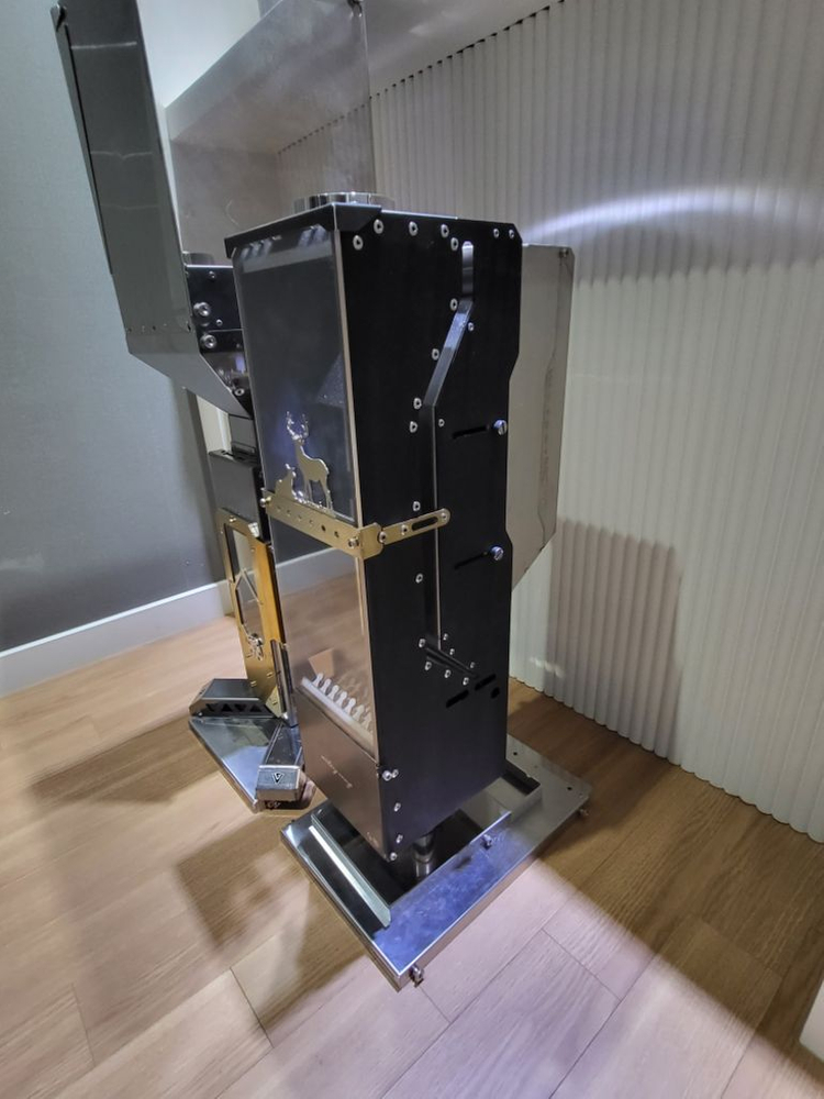 [미사용]빅토리캠프 모노클래식 캠핑 펠릿난로(전용가방--2