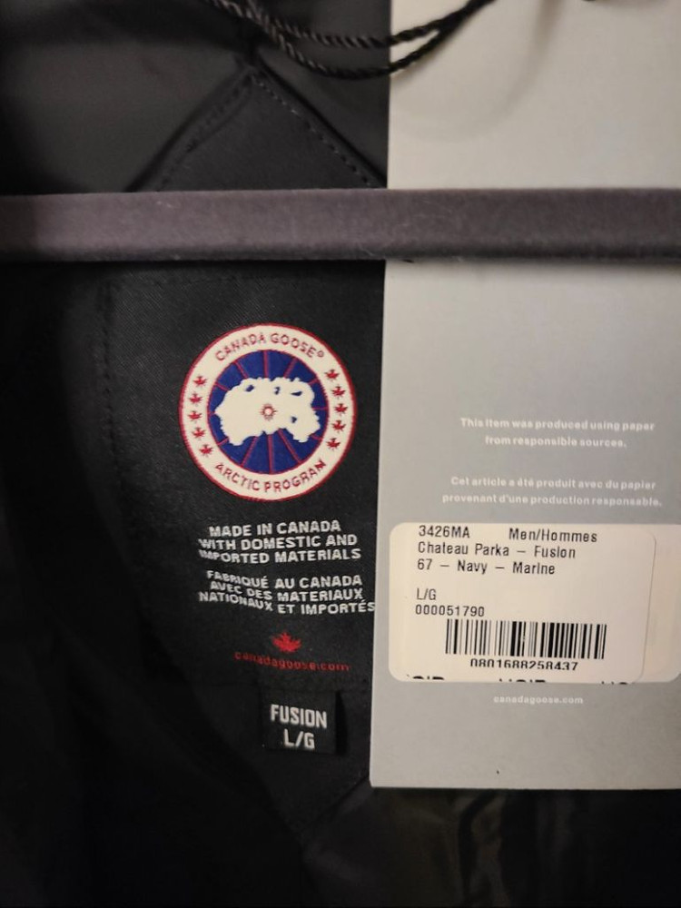 캐나다구스/샤토/네이비/퓨전핏L--1