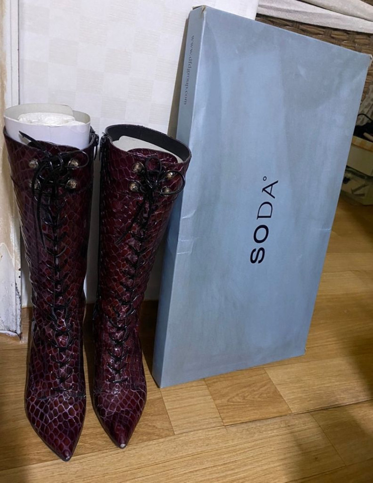 소다 롱부츠 팝니다--3